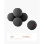 VEVOR Ceramic Fire Balls, 125 mm 6 Pcs Round Fire Stones, Reusable Lava Rocks Indoor and Outdoor Use, Decorative Fire Pit Rocks 
