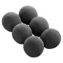 Ceramic Fire Balls, 125 mm 6 Pcs Round Fire Stones, Reusable Lava Rocks Indoor and Outdoor Use, Decorative Fire Pit Rocks for Pr