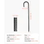 406,4 mm / 16-tommer 24-pak armeringsstake Heavy Duty J krog