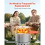 Fire Pit varmeafviser til solo komfur Yukon, 685,8 mm bålrunde