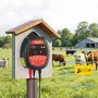 VEVOR Electric Fence Charger, 10kV 1J, AC DC Electric Fence Energizer with LED Indicator, 3km Range, Powerful Plug-in Fences Cha