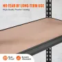 opbevaringsreol, 5-trins justerbar, 2000 lbs Kapacitet, Heavy