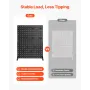 Pegboard Display Stand, 43 x 33 cm Tabletop Pegboard Display Stand with 30 Hooks, Thickened Cold-Rolled Steel Peg Board Panel fo