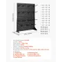 VEVOR Pegboard Display Stand, 43 x 33 cm Bordplade Pegboard Display Stand med 30 kroge, fortykket koldvalset stål Peg Board Pa