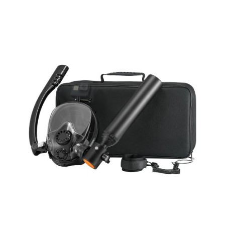 0.5L Scuba Tank 32.81 ft Diving Depth Lung Tank Kit with Snorkel Mask