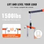 Motor HOIST LEVELER 4400 lbs/2 ton kirsebær Picker Shop Crane