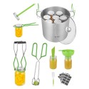 Canning Supplies Starter Kit 9 PCS Stainless Steel Water Bath Canning Set