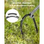 12-Inch 8 Pack Rebar Stakes 304,8x82,04 mm Heavy Duty U Shape Galvanized Ground Anchors