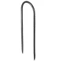 12-Inch 8 Pack Rebar Stakes 304,8x82,04 mm Heavy Duty U Shape Galvanized Ground Anchors