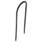 12-Inch 8 Pack Rebar Stakes 304,8x82,04 mm Heavy Duty U Shape Galvanized Ground Anchors