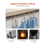 10FT Sliding Lading Door Hardware Kit, 330 LBS vægtkapacitet