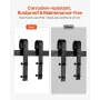 10FT Sliding Lading Door Hardware Kit, 330 LBS vægtkapacitet