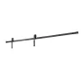 10FT Sliding Barn Door Hardware Kit, 330 LBS Weight Capacity, Compatible with 60 Inches Max Width & 1-3/8 to 1-3/4 Inches Thickn