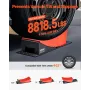 Camper Levelers, 2 Pcs RV Leveling Blocks, up to 8818.5lbs Camper Wheel Chocks, Max. 4" Leveling Height Heavy Duty Curved Levele