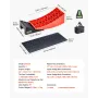 Camper Levelers, 2 Pcs RV Leveling Blocks, up to 8818.5lbs Camper Wheel Chocks, Max. 4" Leveling Height Heavy Duty Curved Levele