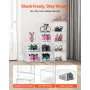 VEVOR Shoe Storage Boxes, 9 Pack Clear Stackable Shoe Boxes Storage Organizers with Magnetic Door, Fit up to US Size 13, Plastic