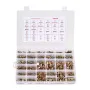 906 Pcs Bolts and Nuts Assortment Kit, Metric Machine Screws and Flat Washers, Alloy Steel M4/M5/M6/M8 Multiple Size, for Equipm