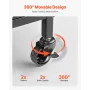 Fishing Rod Holder for 10-Rods, Mobile Fishing Pole Rack Cart with Wheels, Fish Gear Equipment Organizer for Garage Home Indoor 