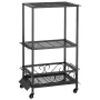 Fishing Rod Holder for 10-Rods, Mobile Fishing Pole Rack Cart with Wheels, Fish Gear Equipment Organizer for Garage Home Indoor 