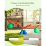 VEVOR Kids Seesaw, 24.95 kg Load Capacity per Seat, Sit and Spin Teeter Totter with Handles, Kids Outdoor Playground Equipment, 