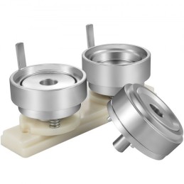 Badge stansning Die 2 tommer/50 mm rund stansning Die med ABS Slide Button Die Carbon Steel Badge Maker Del Aluminium Alloy Core
