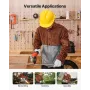 VEVOR Læder Svejsekappe Sleeve, Heavy Duty flammesikkert Kohud Sikkerhed Cape Sleeve til Mænd Kvinder, Varmebestandig til Weld