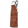 VEVOR Leather Welding Work Apron, Heavy Duty Cowhide Flame Resistant Welding Apron, Heat-Resistant Blacksmith Welder Aprons with