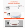 VEVOR Bidet Attachment for Toilet, 0.3" Ultra Thin Bidet Toilet Seat Attachment - Dual Retractable Nozzles, Adjustable Water Pre