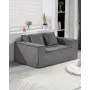 VEVOR Loveseat sofa, 160 cm 2-sæders sofa til stuen, moderne lille fløjlsdåse med lommefjedre, bløde puder, behagelig
