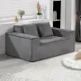 Loveseat sofa, 160 cm 2-sæders sofa til stuen, moderne lille