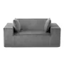 VEVOR Loveseat Sofa, 160 cm 2-Seats Couch for Living Room, Modern Small Corduroy Couch with Pocket Springs, Soft Cushions, Comfy