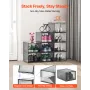 Shoe Storage Boxes, 9 Pack Clear Stackable Shoe Boxes Storage Organizers with Magnetic Door, Fit up to US Size 13, Plastic Sneak