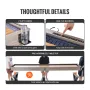 Shuffleboard Table, 11.5 ft Shuffleboard for Family Game Rooms, 2 in 1 Shuffleboard and Bowling Combo Game Set, with Scratch-Res