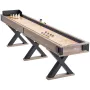 VEVOR Shuffleboard-bord, 11,5 fod Shuffleboard til familiespilrum, 2 i 1 Shuffleboard og Bowling Combo-spilsæt, med Scrat