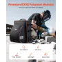 Welding Backpack, 35.6L Welder Backpack for Tools and Helmet, 600D Polyester Extreme Gear Pack with Helmet Catch Bag, Multi-Purp