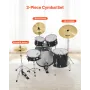 VEVOR Cymbal Pack 3 Pieces Cymbals Drum Set 355/400/505 mm (14 16 20 Inches) Cymbals for Drum