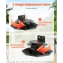 Deck Blocks 24 PCS, 2000lbs / 907.18kg Load Capacity Deck Support Plastic Pedestal Paver, Raising 1.18 - 2.36 inch / 30 - 60 mm,