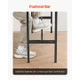 Barbord, Robust Metalstel High Top Pub Bord, Smal Langt Køkken