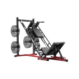 Benpress Hack Squat Combo Machine Justerbar underkrop Special Home Gym
