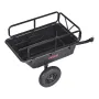 VEVOR Garden Utility Trailer, 10 Cu. Ft 227 kg, ATV UTV Hauling Trailer, Tow Behind Poly Dump Cart with 16" Tires, Hand Pull or 