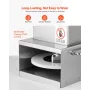 Electric Pizza Dough Press Machine, 6 inch Pizza Pastry Press Plate, Stainless Steel Bread Presser, Adjustable Thickness Commerc