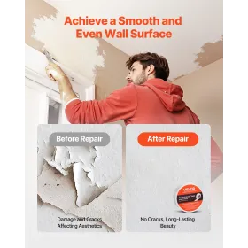 VEVOR Drywall Mesh Tape, 50mm W x 45m L Self-Adhesive Fiberglass Drywall Joint Tape, 36 Rolls Dry Wall Patch for Easy Sheetrock 