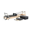 Foldbare Pilates Reformer Wooden Pilates Machine Home Gym Equipment