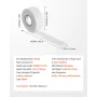 Drywall Mesh Tape, 50mm W x 45m L Self-Adhesive Fiberglass Drywall Joint Tape, 36 Rolls Dry Wall Patch for Easy Sheetrock Ceilin
