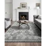Area Rug, 8 x 10 ft Large Washable Rug, Non-Slip and Tear-Resistant Soft Carpet, Pet & Child Friendly Vintage Area Rugs, Indoor 