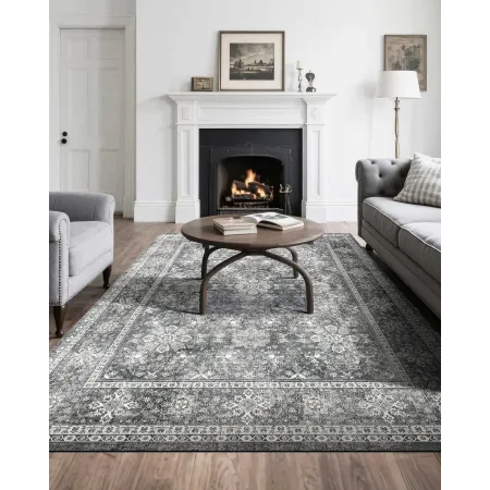 VEVOR Area Rug, 8 x 10 ft Large Washable Rug, Non-Slip and Tear-Resistant Soft Carpet, Pet & Child Friendly Vintage Area Rugs, I