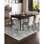 Area Rug, 8 x 10 ft Large Washable Rug, Non-Slip and Tear-Resistant Soft Carpet, Pet & Child Friendly Vintage Area Rugs, Indoor 