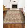 Area Rug, 8 x 10 ft Large Washable Rug, Non-Slip and Tear-Resistant Soft Carpet, Pet & Child Friendly Vintage Area Rugs, Indoor 