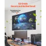 6 Pack Art Acoustic Panels, 70.87 x 47.24 x 0.4 inch Soundproof Wall Tiles, Self Adhesive Decorative Sound Dampening Absorbing B