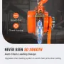 Manual Lever Chain Hoist, 3/4 Ton 748 kg Capacity 1.5m Come Along, G80 Galvanized Carbon Steel with Weston Double-Pawl Brake, Au